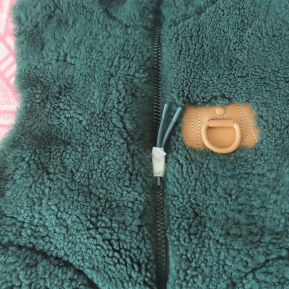 Coach Shearling Vest - Hunter Green - Size 50 NWT - Picture 4 of 9